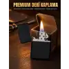 AsilTech Çakmak Parlak Siyah Doldurulabilir Hedyelik Eşya