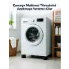 AsilTech Çamaşır Makinesi İçin 4 Adet Kauçuk Ayak Pedi