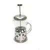 AsilTech Çelik Kulplu Cam French Press - 350 ml