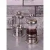 AsilTech Çelik Kulplu Cam French Press - 350 ml