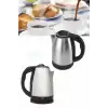 AsilTech Çelik Su Isıtıcı Kettle Dayanıklı Paslanmaz Çelik Uzun Ömürlü