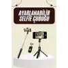 AsilTech Cep Telefonu Tripod Standı Manyetik Selfie Sopa Bluetooth Uzaktan Kumandalı