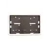 AsilTech Çerçeveli Motor Plakalık Plaka Altlığı Beyaz 17x26 cm