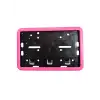 AsilTech Çerçeveli Motor Plakalık Plaka Altlığı Pembe 17x26 cm