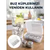 AsilTech Çevre Dostu Metal Buz Küpü ve Kullanışlı Klips Seti Yeni Nesil