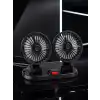 AsilTech Çift Başlıklı Araç İçi USB Vantilatör Soğutucu Fan