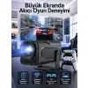AsilTech Çift Kollu Game Box Projeksiyon Cihazı Kumandalı Android Tv Dahili Hoparlör