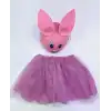 AsilTech Çocuk Gösteri Kostümü Pembe Tavşan