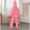 AsilTech Çocuk Tavşan Kostümü Pembe Renk 4-5 Yaş