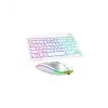 AsilTech Çoklu Cihaz Uyumlu Kablosuz Klavye Mouse Seti Aydınlatmalı