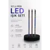 AsilTech Dekoratif Ortam Aydınlatması RGB LED 10’lu Çubuk Seti