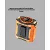AsilTech Dijital Ekranlı Turbo Mini Fan – 3 Kademeli Hız, Sessiz Çalışma ve Type-C Şarj