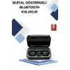 AsilTech Dijital Göstergeli Bluetooth Kulaklık Kablosuz TWS Stereo Bluetooth 5.0