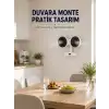 AsilTech Dijital Göstergeli Çift Fan Başlıklı Masa Vantilatörü