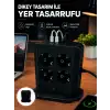 AsilTech Dikey Priz Kulesi 8 AC Priz 4 USB 2 Type-C Çocuk Korumalı Güç Dağıtıcı