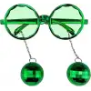 AsilTech Disko Toplu Küpeli Parti Gözlüğü Yeşil Renk