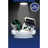 AsilTech Dokunmatik Akıllı Saat Yeni Nesil Kulaklık Kampanyası Bluetooth Bağlantılı ANC Özelliği