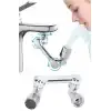 AsilTech Dönebilen Musluk Başlığı Akrobat Mutfak Banyo Musluk Ucu Başlığı Oynar Başlıklı