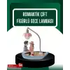 AsilTech El Ele Tutuşan Çift Figürlü Dekoratif Gece Lambası Romantik Tasarım