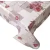 AsilTech Elyaf Tabanlı Muşamba Masa Örtüsü - Çiçek Desenli - Leke Tutmaz - 100x140 cm