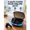 AsilTech ENC Mikrofonlu Bluetooth 5.4 Kablosuz Kulaklık 40ms Düşük Gecikmeli TWS Kulaklık