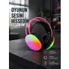 AsilTech Ergonomik RGB Bluetooth Kulaklık 3D Ses Yeni Nesil