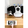 AsilTech Ev Kamerası Wifi Kamerası Video Kayıt Çift Yönlü Hareket Sensörü Bebek