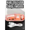 AsilTech Fare Mouse Çift Modlu Kablosuz Bağlantılı 2.4GHz Destekli Yeni Nesil