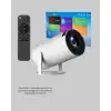 AsilTech Full HD 4K Destekli Akıllı Projeksiyon – 130 inç Ekran, Uzun Ömürlü Ampul ve Çoklu Giriş