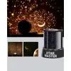 AsilTech Galaxy Efektli LED Projektör Taşınabilir Yıldız Gece Lambası