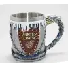 AsilTech Game Of Thrones Tasarımlı 3D Çelik Kupa Bardak