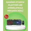 AsilTech Gaming Klavye ve Mouse Seti PG8018 – Dayanıklı Tuşlar, Hızlı Komut