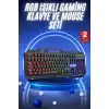 AsilTech Gaming Oyuncu Klavyesi Led Aydınlatmalı Mekanik Hisli