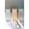 AsilTech Gece Lambası Kristal Lamba Dokunmatik Şarjlı Hediyelik