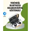 AsilTech Gerçek Kablosuz Kulaklık – Bluetooth 5.0, Şarj Kutulu, Parmak İzi Kontrollü