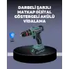 AsilTech Güçlü Şarjlı Matkap Vidalama Çift Batarya