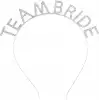 AsilTech Gümüş Kaplama Kristal Taşlı Team Bride Taç