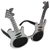 AsilTech Gümüş Renk Gitar Şekilli Parti Gözlüğü