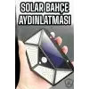 AsilTech Güneş Enerjili Bahçe Aydınlatma Lambası Solar 100 Led Lamba