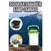 AsilTech Güneş Enerjili Led Lamba Kamp Lambası Katlanabilir Lamba USB Şarjlı