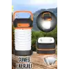 AsilTech Güneş Enerjili Led Lamba Kamp Lambası Katlanabilir Lamba USB Şarjlı