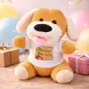 AsilTech Happy Birthday Tişörtlü Peluş Köpek