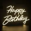 AsilTech Happy Birthday Yazılı Neon Led Işık