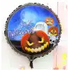 AsilTech Happy Halloween Balkabağı Folyo Balon 18 inç