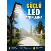 AsilTech Hareket Sensörlü Solar LED Aydınlatma 3 Modlu Uzaktan Kumandalı Bahçe Lambası