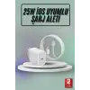 AsilTech Hızlı Şarj Güç Adaptörü Şarj Aleti İOS Uyumlu 15/Pro/Pro Max