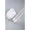 AsilTech İOS Uyumlu Type-C Girişli Hızlı Şarj 15/15 Pro Max Adaptör ve Kablosu
