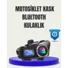 AsilTech IP65 Suya Dayanıklı Kask Bluetooth Kulaklık LCD Ekranlı