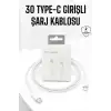 AsilTech Iphone Uyumlu İOS Uyumlu Lightning Hızlı Şarj Tye C Lightning Şarj Kablosu