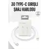 AsilTech Iphone Uyumlu İOS Uyumlu Lightning Hızlı Şarj Tye C Lightning Şarj Kablosu